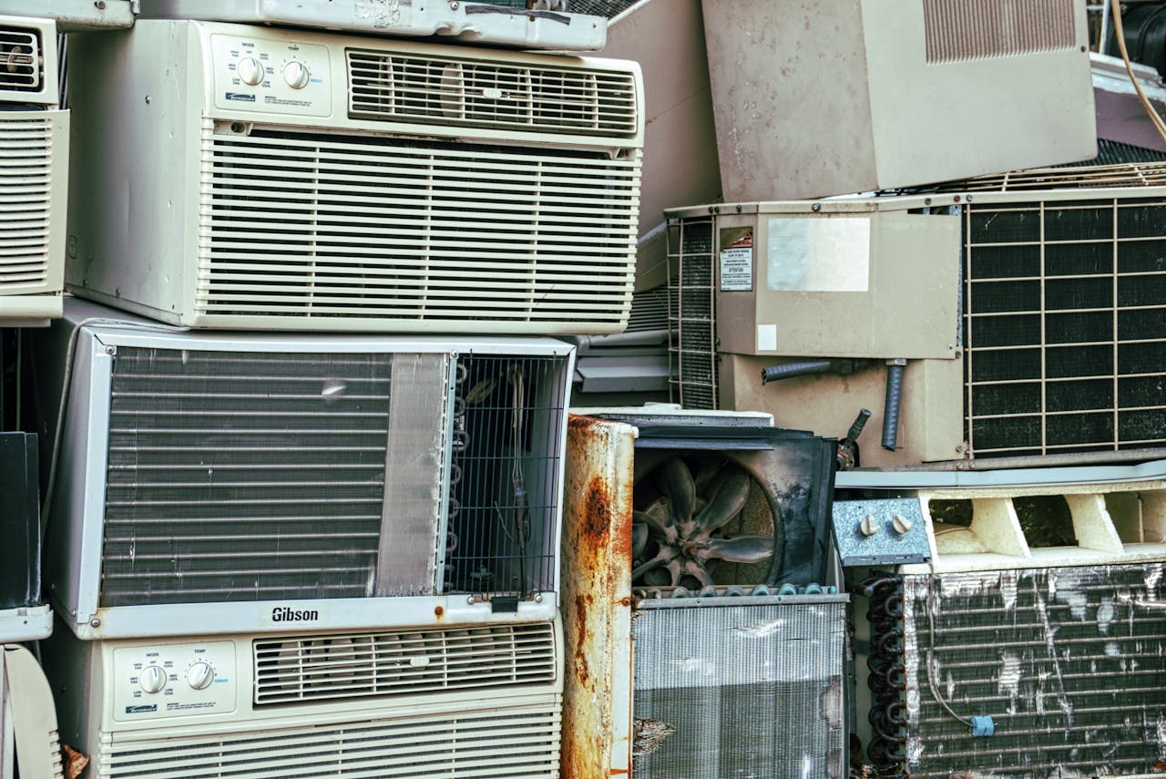 Photo by Tom Fisk: https://www.pexels.com/photo/window-type-air-conditioners-11229452/